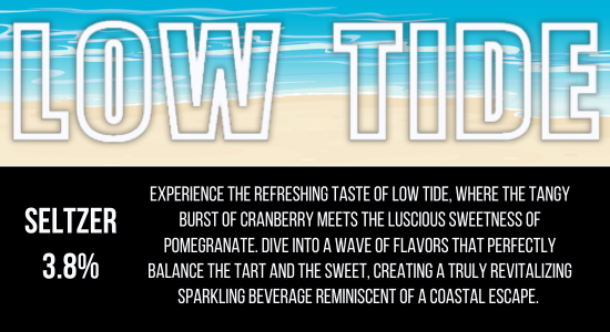 Low Tide - Cranberry & Pomegranate Seltzer